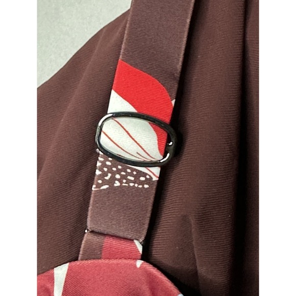 NWT Athleta Hermosa One Piece Swimsuit Size L/T Floral Beach Resort Red Travel - Picture 4 of 8